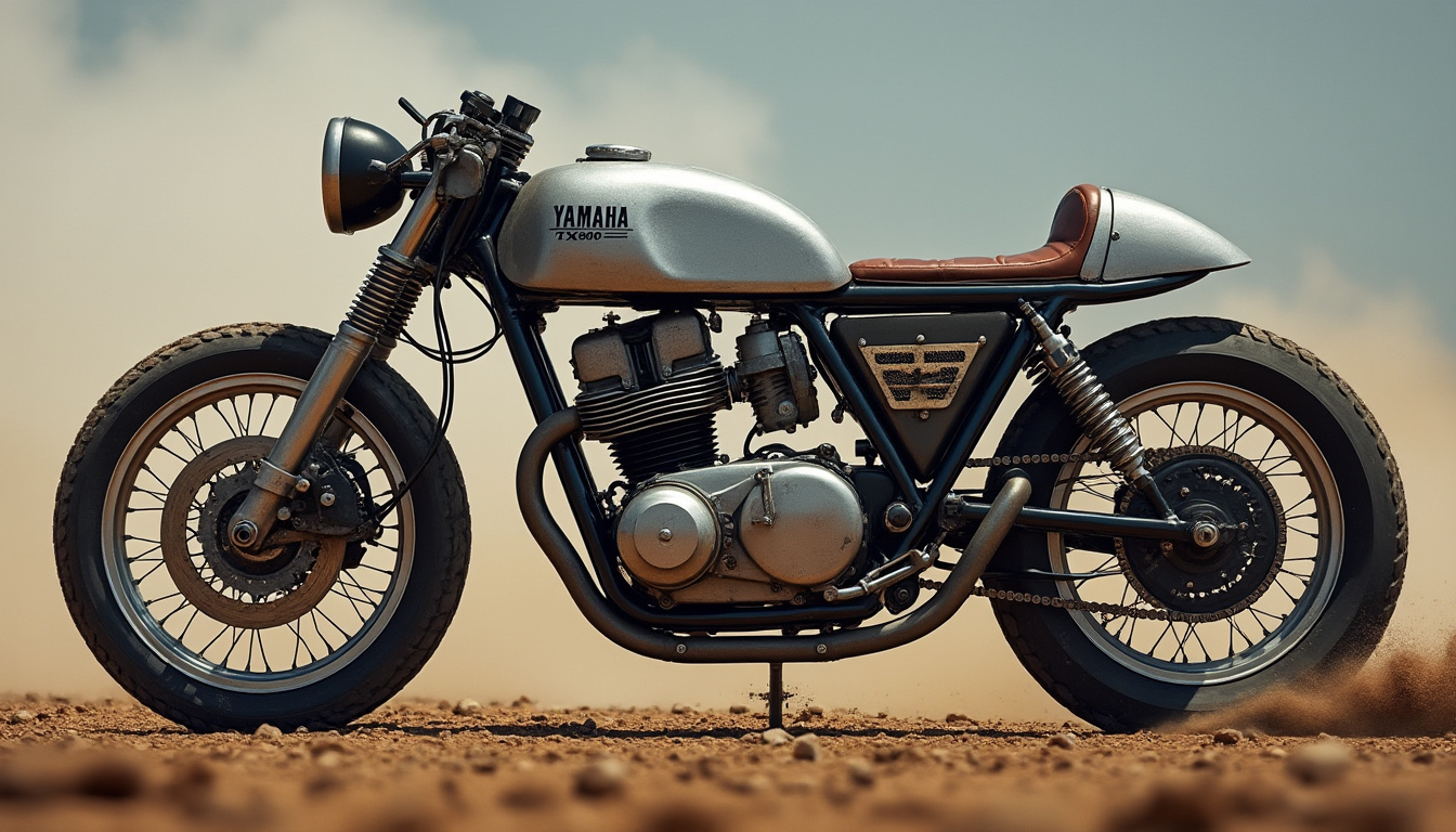 découvrez la yamaha ftx500, une reine du flat track au tempérament de taureau de rodéo, entre allure racée, caractère brut et esprit de compétition.