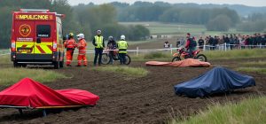en mayenne, deux jeunes sont morts après une intoxication survenue en marge d’un motocross. les circonstances du drame restent à préciser.