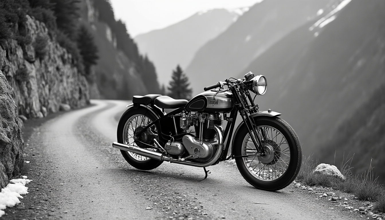 partez à la découverte de la légendaire brough superior à travers un livre de rencontres et de récits en autriche.